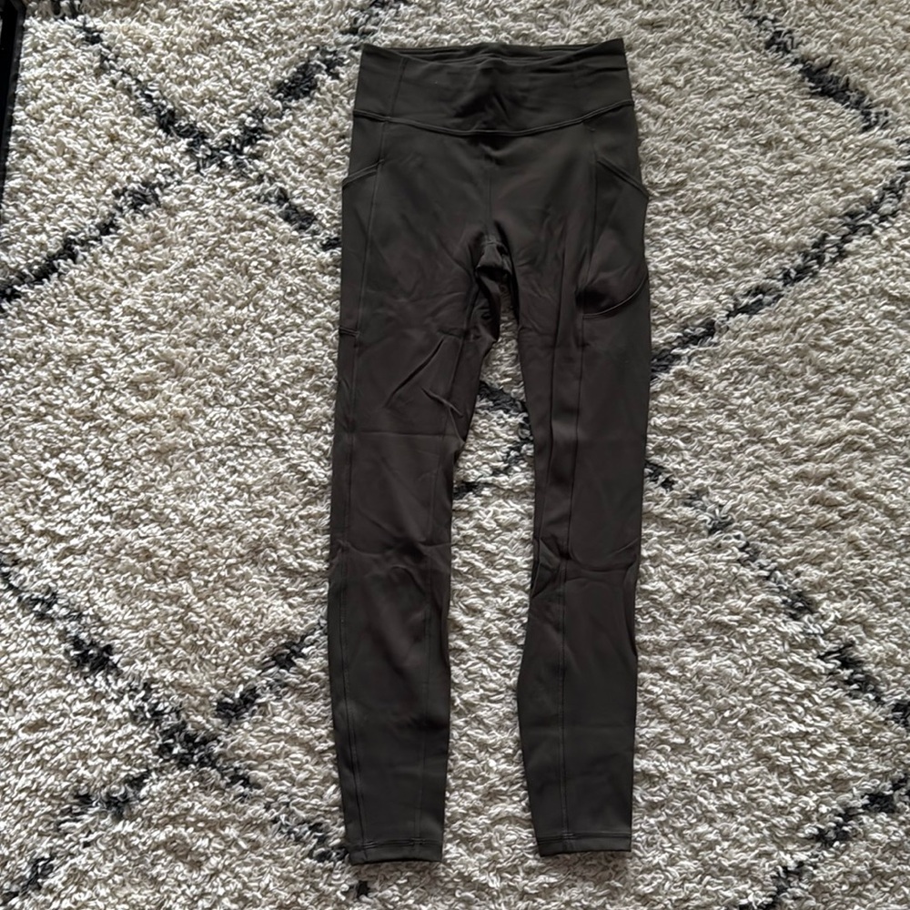Lululemon Invigorate leggings 28” in Dark Olive.